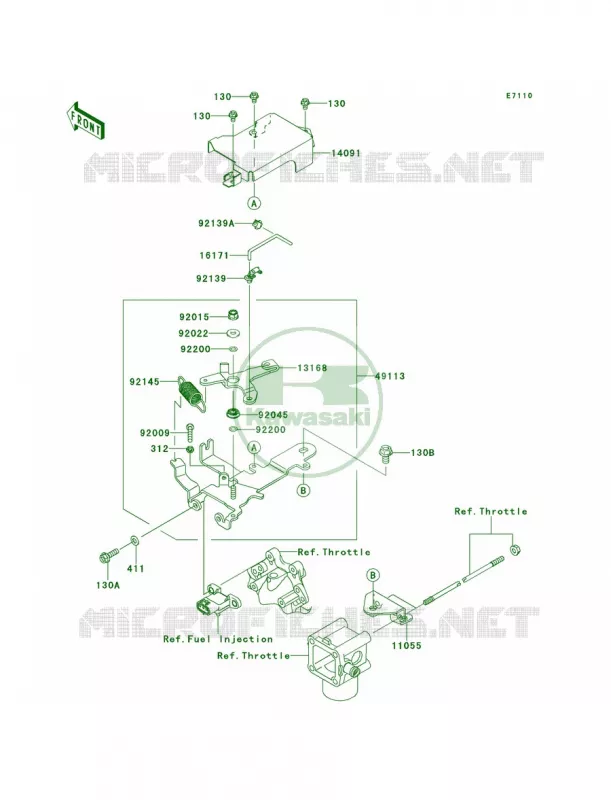 Control Kawasaki MULE 620 2013 Mule 4010 Trans4x4 Realtree APG HD  KAF620SDF