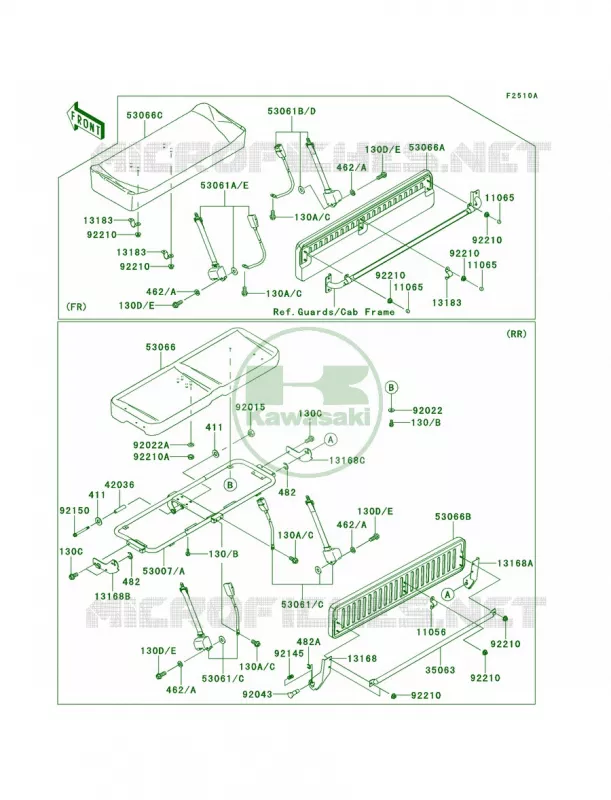 SeatSBF-SDF Kawasaki MULE 620 2013 Mule 4010 Trans4x4 Realtree APG HD  KAF620SDF