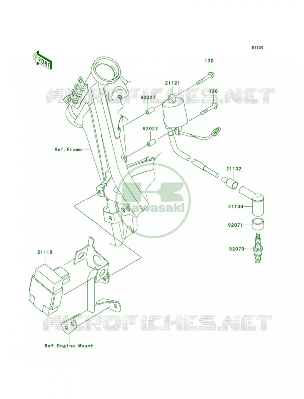 Ignition System Kawasaki MOTOS 140 2011 KLX140L  KLX140BBF