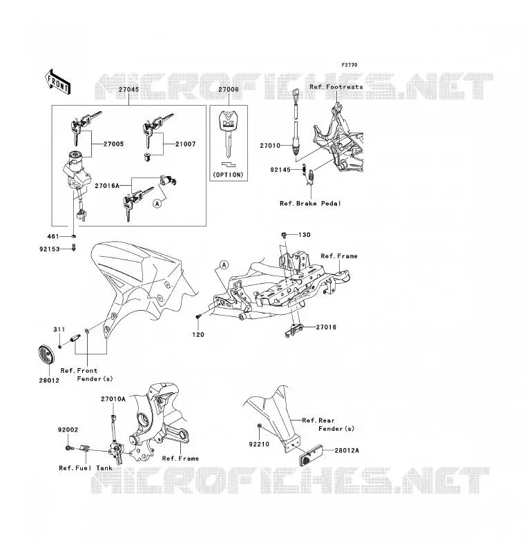 SWITCH Kawasaki MOTOS 650 2012 VERSYS 650 ABS  KLE650DCFW