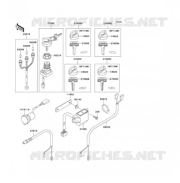 SWITCH Kawasaki QUAD 360 2005 KVF360 4X4  KVF360-A3