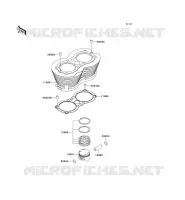 CYLINDER   PISTON  for Kawasaki W650