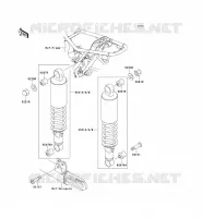 SUSPENSION   SHOCK ABSORBER for Kawasaki W650