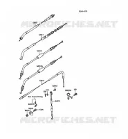 CABLES for Kawasaki KLR500