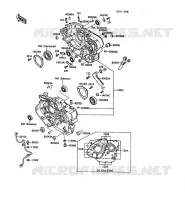 CRANKCASE(S) for Kawasaki KLR500
