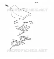 SEAT for Kawasaki KLR500