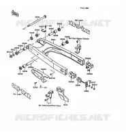 SWINGARM for Kawasaki KLR500