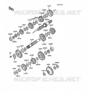 TRANSMISSION for Kawasaki KLR500