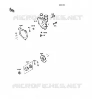 WATER PUMP for Kawasaki KLR500