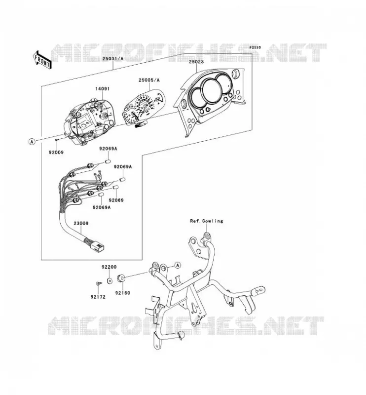 METERS Kawasaki MOTOS 650 2014 KLR650  KL650EES