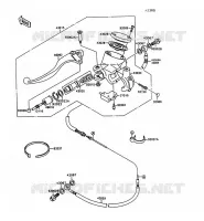 CLUTCH MASTER CYLINDER for Kawasaki VN1500