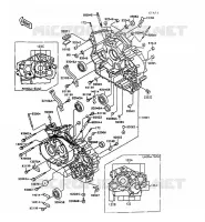 CRANKCASE(S) for Kawasaki VN1500