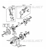 CRANKSHAFT for Kawasaki VN1500