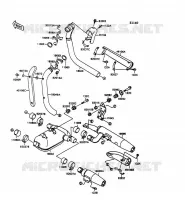 EXHAUST for Kawasaki VN1500