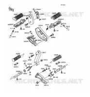 FOOTREST for Kawasaki VN1500