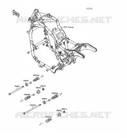 FRAME PARTS (COUVERTURE) for Kawasaki VN1500
