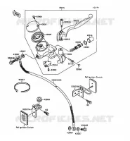 FRONT MASTER CYLINDER for Kawasaki VN1500