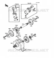 CRANKSHAFT for Kawasaki VN-15
