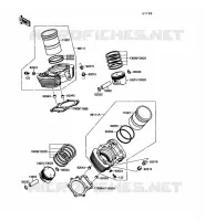 CYLINDER   PISTON  for Kawasaki VN-15