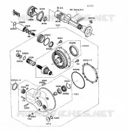 DRIVE SHAFT   FINAL GEAR for Kawasaki VN-15