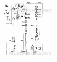 FRONT FORK for Kawasaki VN-15