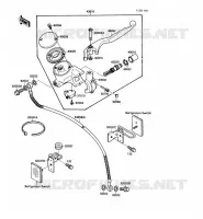 FRONT MASTER CYLINDER for Kawasaki VN-15