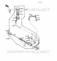 REAR MASTER CYLINDER for Kawasaki VN-15