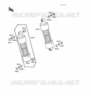 SUSPENSION   SHOCK ABSORBER for Kawasaki VN-15