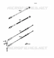 CABLES for Kawasaki VN-15SE