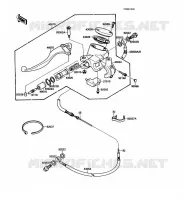 CLUTCH MASTER CYLINDER for Kawasaki VN-15SE
