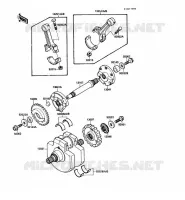 CRANKSHAFT for Kawasaki VN-15SE