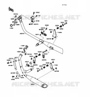 EXHAUST for Kawasaki VN-15SE