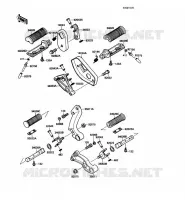 FOOTREST for Kawasaki VN-15SE