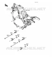 FRAME PARTS (COUVERTURE) for Kawasaki VN-15SE