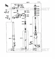 FRONT FORK for Kawasaki VN-15SE