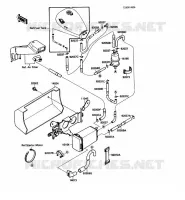 FUEL EVAPORATION SYSTEM for Kawasaki VN-15SE