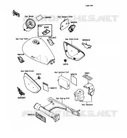LABELS for Kawasaki VN-15SE