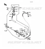 REAR MASTER CYLINDER for Kawasaki VN-15SE