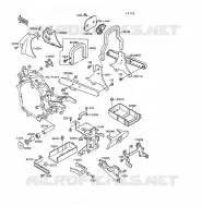 BATTERY BRACKET for Kawasaki VN-15SE