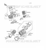 CYLINDER   PISTON  for Kawasaki VN-15SE