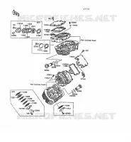 CYLINDER HEAD COVER for Kawasaki VN-15SE