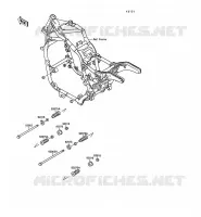 FRAME PARTS for Kawasaki VN-15SE