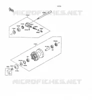 FRONT HUB for Kawasaki VN-15SE