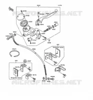 FRONT MASTER CYLINDER for Kawasaki VN-15SE