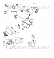 LABELS for Kawasaki VN-15SE