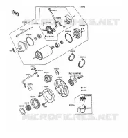 STARTER MOTOR for Kawasaki VN-15SE