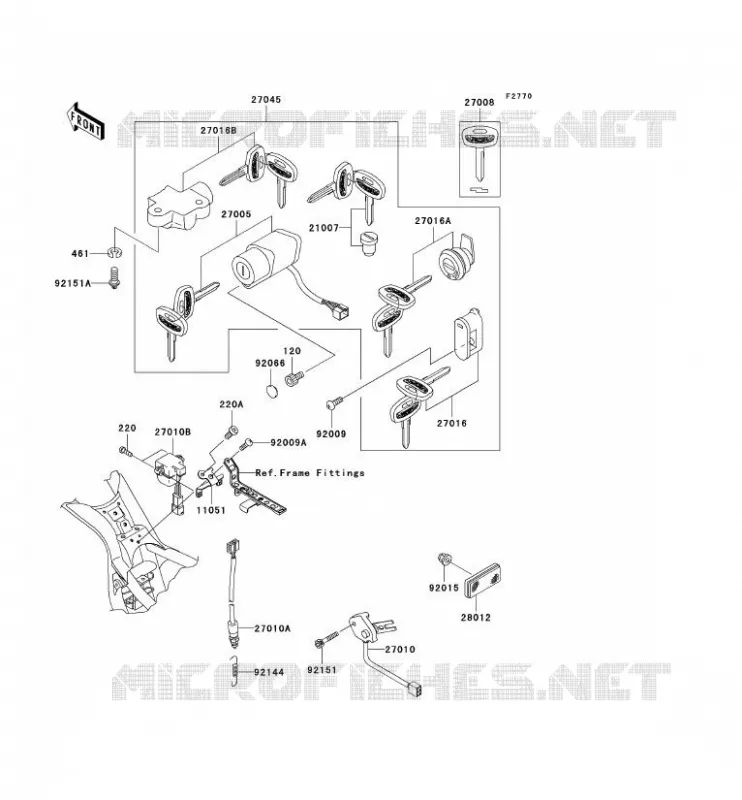 SWITCH Kawasaki MOTOS 1500 2002 VN1500 DRIFTER  VN1500-R2H