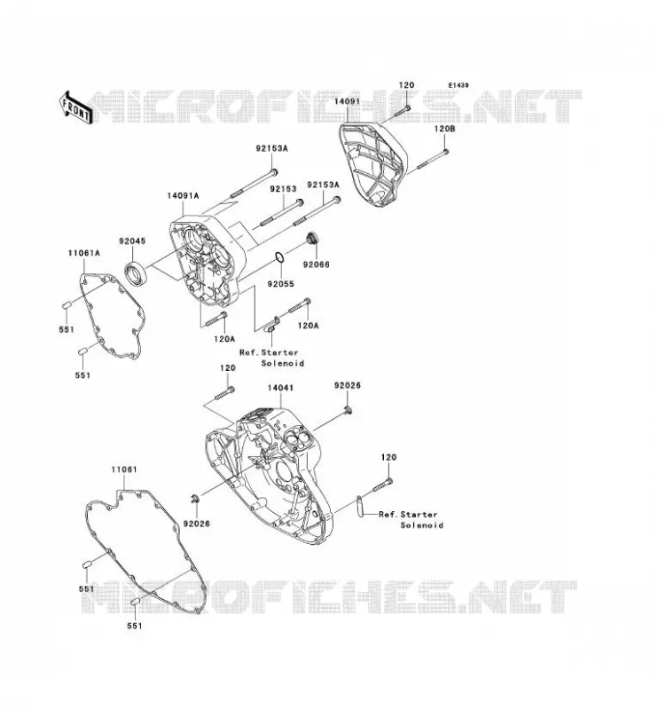 CAMSHAFT COVER Kawasaki MOTOS 2000 2006 VN2000 LIMITED  VN2000D6F