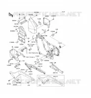 BATTERY BRACKET for Kawasaki VN800