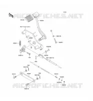 BRAKE PEDAL for Kawasaki VN800